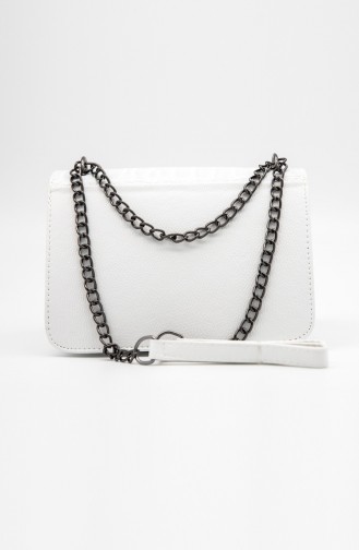 Ladies Shoulder Bag HM4102-09 White 4102-09