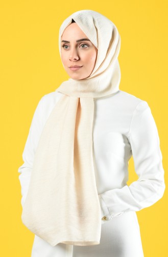 Karaca Châle en Coton de Soie 90679-04 Crème 90679-04