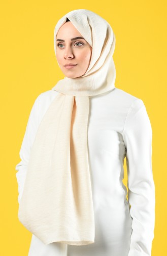 Karaca Châle en Coton de Soie 90679-04 Crème 90679-04