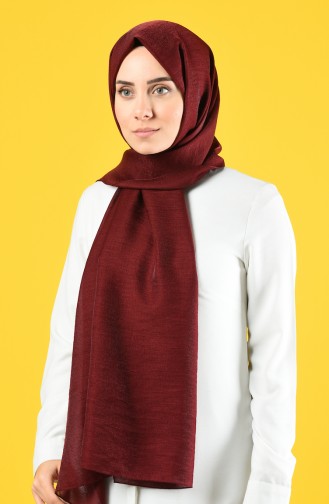 Karaca Silk Cotton Şal 90679-07 Vişne