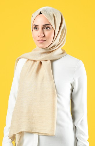 Light Beige Sjaal 90679-08