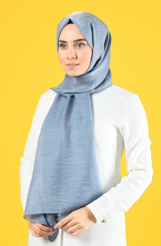 Karaca Silk Cotton Şal 90679-13 Açık Mavi