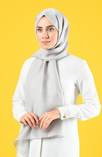 Karaca Châle en Coton de Soie 90679-17 Gris 90679-17