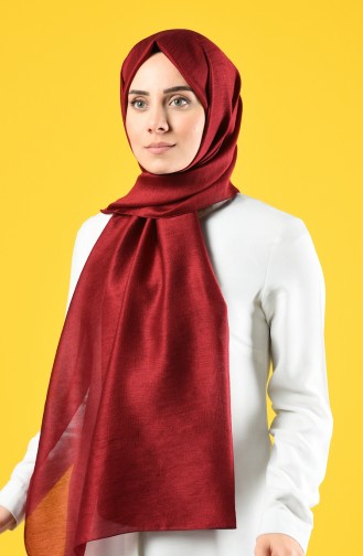 Karaca Silk Cotton Şal 90679-19 Koyu Bordo