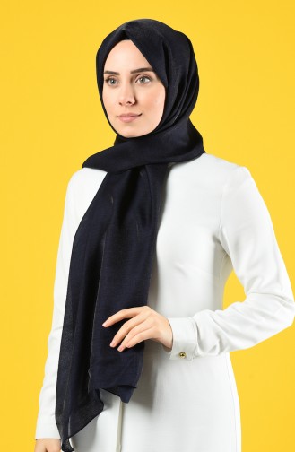 Karaca Silk Cotton Şal 90679-21 Lacivert