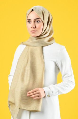 Karaca Châle en Coton de Soie 90679-25 Gold 90679-25