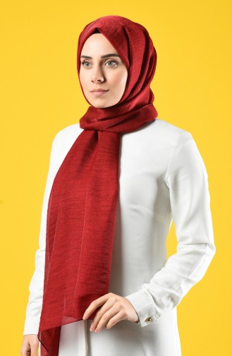 Karaca Silk Cotton Şal 90679-29 Koyu Kırmızı