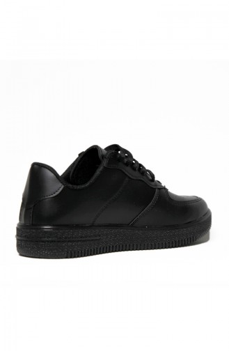 Bayan Spor Ayakkabı 40010-01 Siyah Siyah