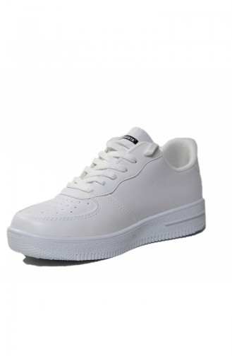 White Sport Shoes 40010-02