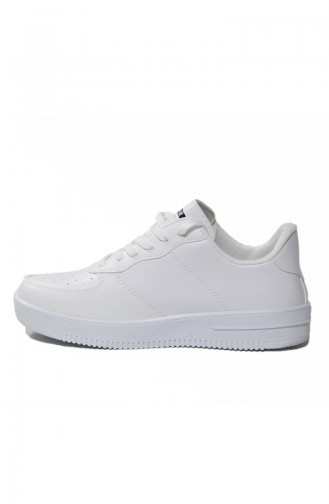 White Sport Shoes 40010-02