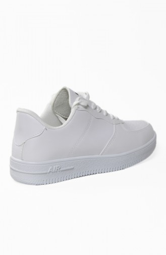 Chaussures de Sport Pour Femme 40010-02 Blanc Blanc 40010-02