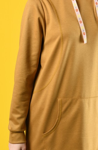 Hooded Sweatshirt 8228-02 Mustard 8228-02