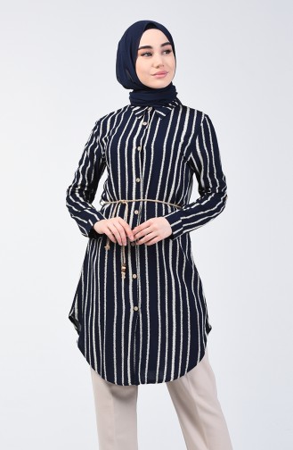 Navy Blue Tunics 1416-01