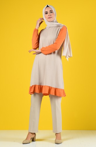 Beige Tunics 6285-04