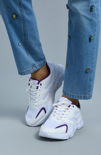 Purple Sport Shoes 07