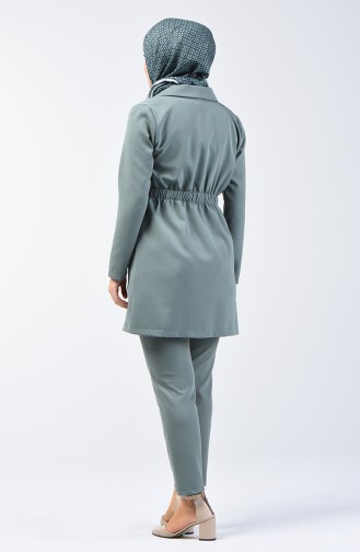 Jacket Trousers Double Suit 5536-07 Almond Green 5536-07
