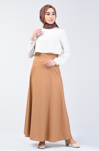 Zippered Skirt  2511-09 Mustard 2511-09