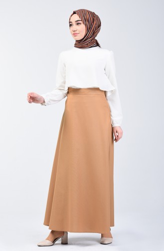 Zippered Skirt  2511-09 Mustard 2511-09