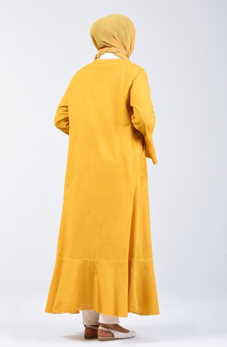 Mustard Abaya 8888-04