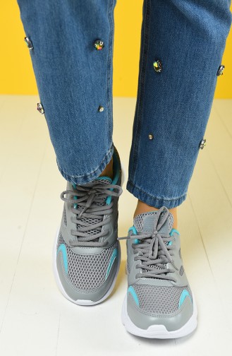 Turquoise Sport Shoes 06