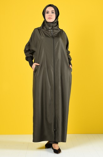 Khaki Abaya 1010-03