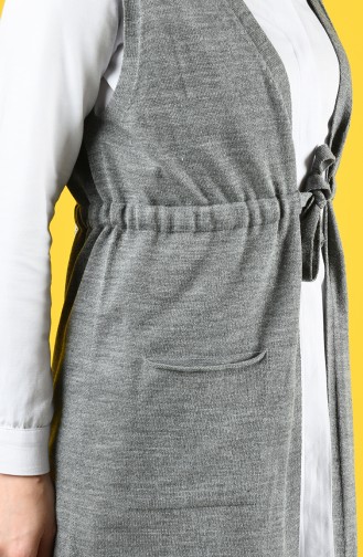 Thin Tricot Sweater with Pockets 4208-05 Grey 4208-05