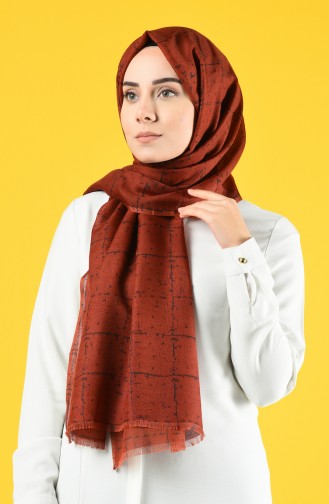 Brick Red Shawl 360-107