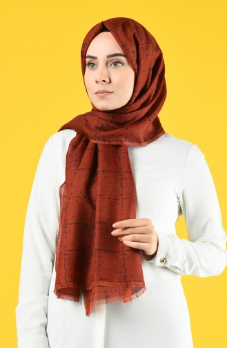 Brick Red Shawl 360-107