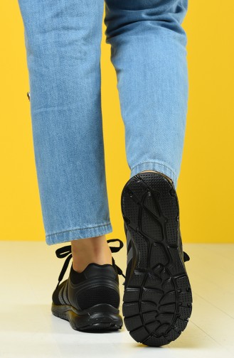 Black Sport Shoes 4240Y-03