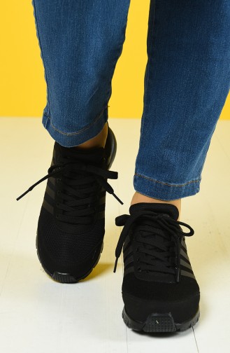 Black Sport Shoes 6237-01