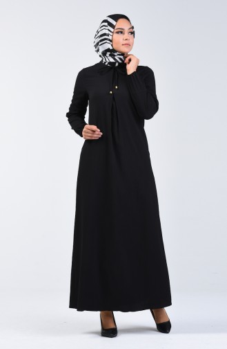 A Pleat Dress 1373-04 Black 1373-04