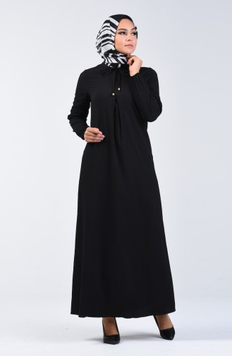 Robe Plis en A 1373-04 Noir 1373-04