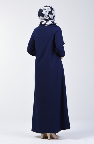 Robe Hijab Bleu Marine 1373-05