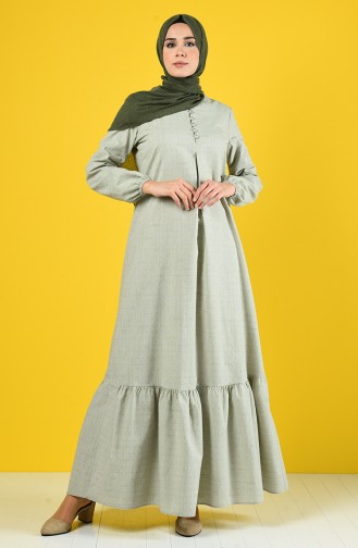 فستان أخضر مائي 8211-11