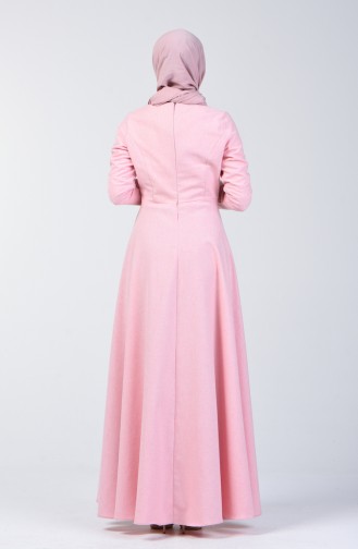 Kleid mit Halskette 5132-10 Pink 5132-10