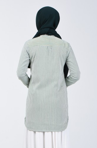 Striped Tunic 1604-01 Khaki 1604-01