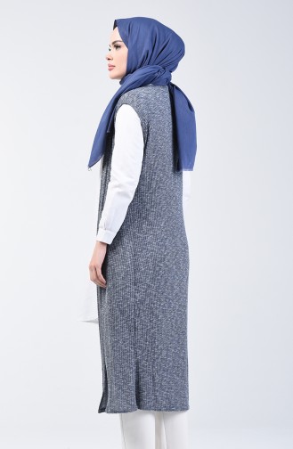 Navy Blue Gilet 1275-01