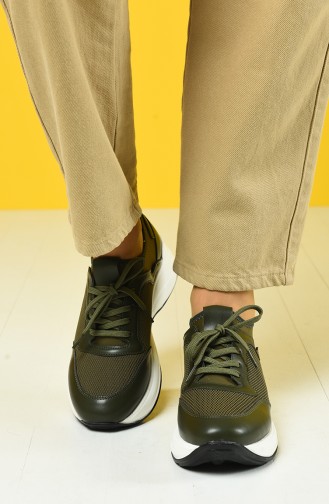 حذاء رياضي نسائي 50129-02 لون أخضر 50129-02
