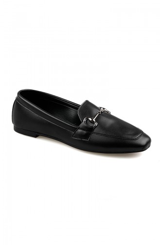 Damen Ballerina  0168-01 Schwarz 0168-01