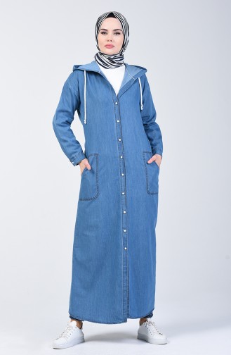 Denim Blue Abaya 6191-01