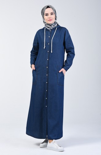 Abayas Bleu Marine 6191-02