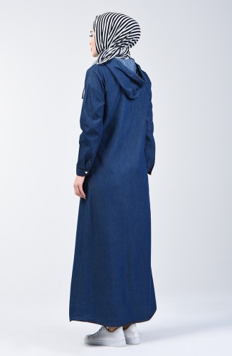 Abayas Bleu Marine 6191-02