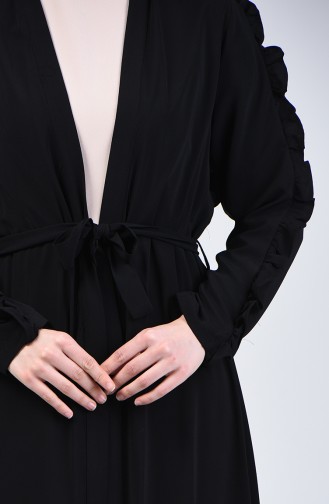 Laced Abaya 111791-01 Black 111791-01