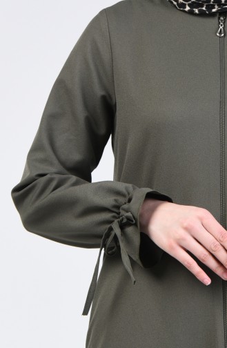 Khaki Abaya 0272-04