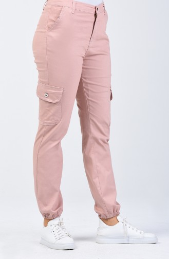 Cargo Pants with Pockets 7506-04 Powder 7506-04