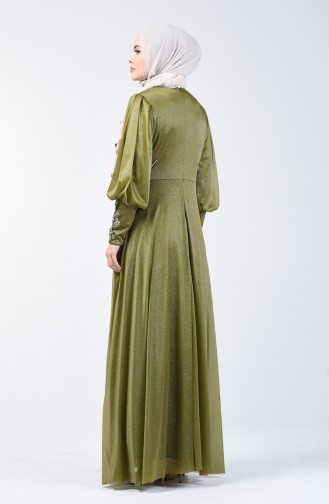 Green İslamitische Avondjurk 52772-06