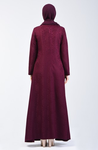 Jacquard Dress 3160-06 Damson 3160-06