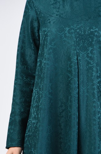 Jacquard Dress 3160-08 Emerald Green 3160-08