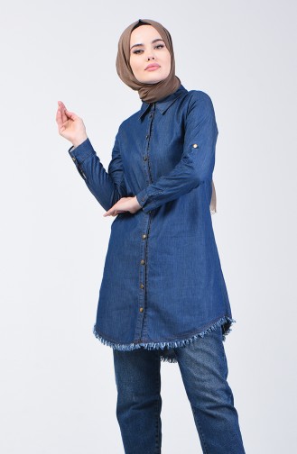 Navy Blue Tuniek 8176A-02