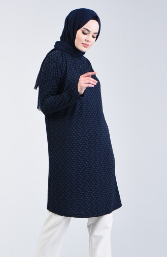 Bat Sleeve Seasonal Tunic 8015-01 Navy Blue 8015-01